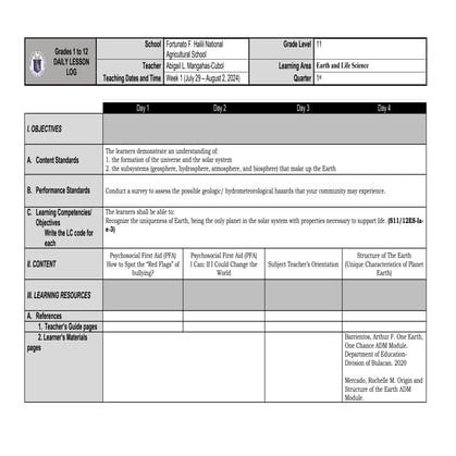 classroom observation lesson plan esl.docx