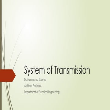 1.System of Transmission electrical engineering students