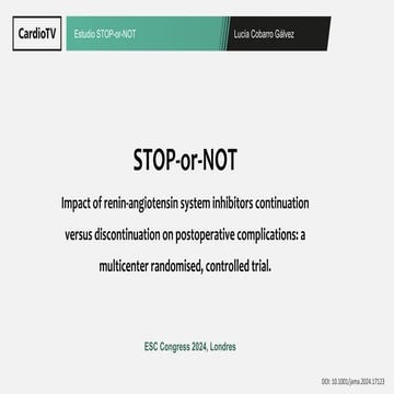 Estudio STOP-or-NOT | PDF