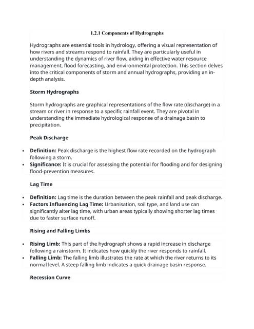 Hyetograph and hydrograph analysis | PPT