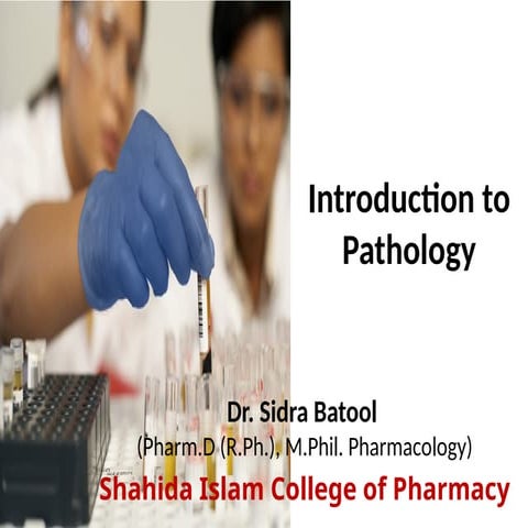 1. Introduction to Pathology & Concept of diseases.pptx