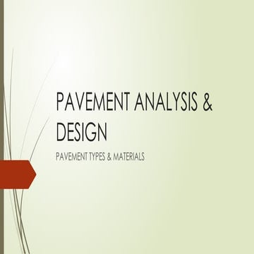 Pavement Types & Material, Highway Engineering.pptx