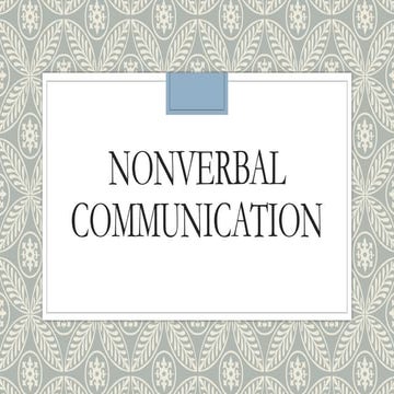 1. Nonverbal communication & Its Tpyes.pptx