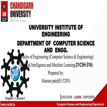 Machine learning and artificial intelligence solutions PPT