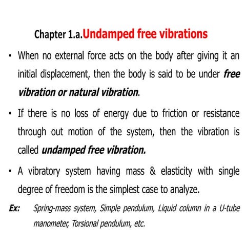 1.a. Undamped free vibrations.      .pdf