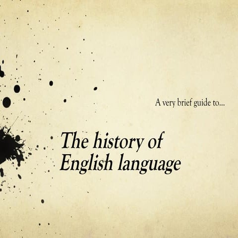 1. History of English Language full .ppt