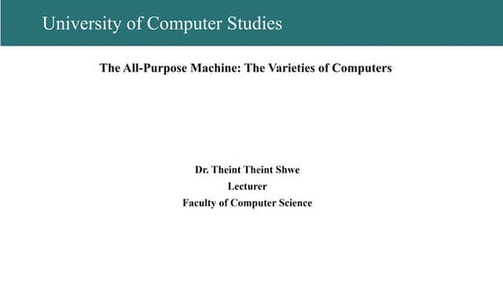 Classification of Computer according to their size | PPTX | Desktops ...