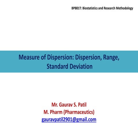 Understanding Measures of Dispersion in Data Analysis