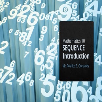 introduction about sequence for grade 10