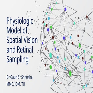 1. Physiologic Model of Spatial Vision and Retinal Sampling.pptx
