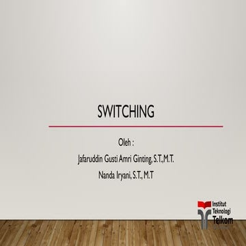 1 Pendahuluan Autosaved Switching Pptx