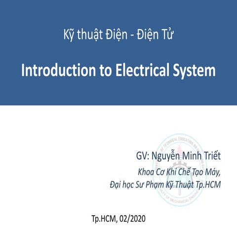 Introduction to Electricity (Presentation) | PDF