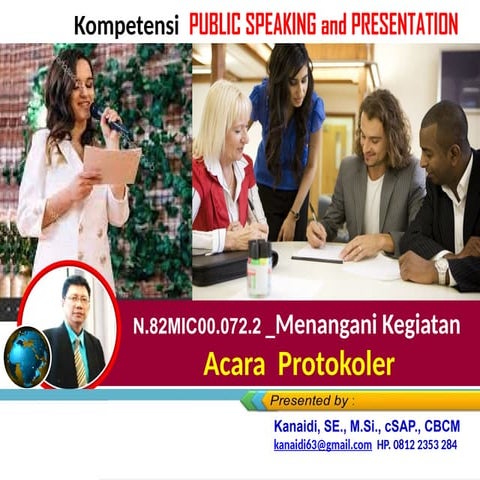 Protokoler dan Teknik Penyusunan Acara, Tempat, dll _Training Effective ...