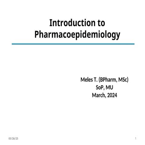 Introduction to Pharmacy EPI-Lecture.ppt