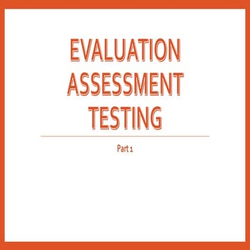 1. presentacion de Evaluation 1st part.pdf