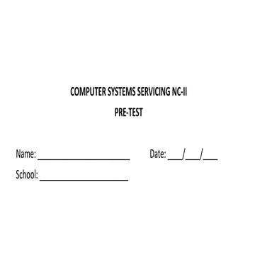 1. Computer Systems Servicing Pre-Post Test.pptx