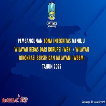 Materi Strategi dan Kebijakan pembangunan Zona Integritas