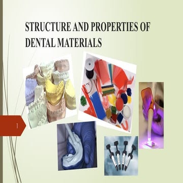 Properties of dental materials for prostho