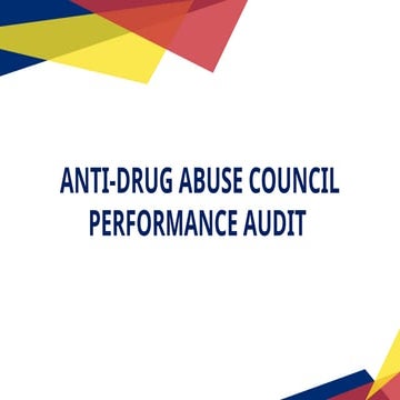 1.-ANTI- DRUG ABUSE COUNCIL PERFORMANCE FUNCTIONALITY AUDITDAC ...