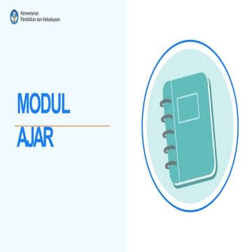 Konsep dan Komponen Modul Ajar Guru SMA.