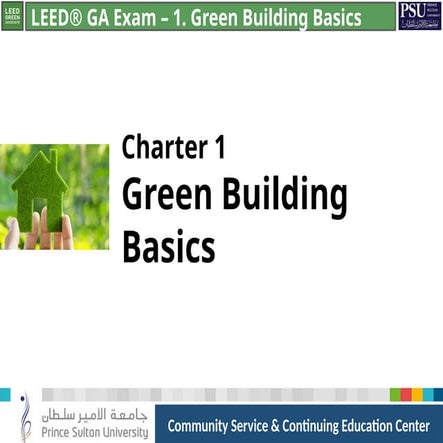 LEED GA - Green Building Basics for students | PPTX