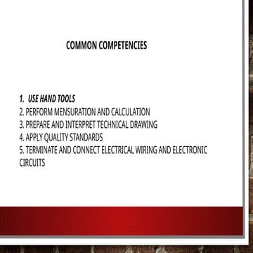 Electrical Installation and Maintenance NC II | PPTX