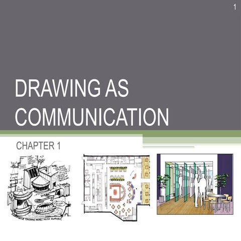 Drawing as Communication for interior design | PPTX