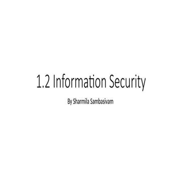 1.2 info securityData information Security subject notes in anna ...