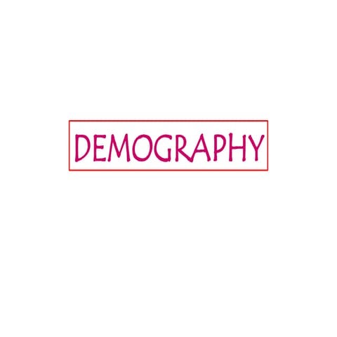 Health Education- Demography - BS Respiratory Therapy