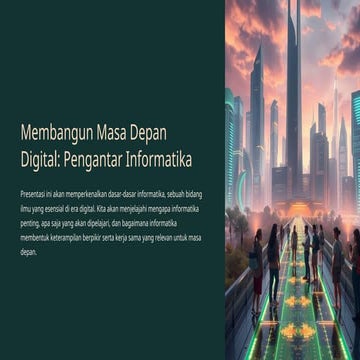 Membangun Masa Depan Digital Pengantar-Informatika