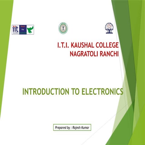 Introduction to electronics for diploma candiate