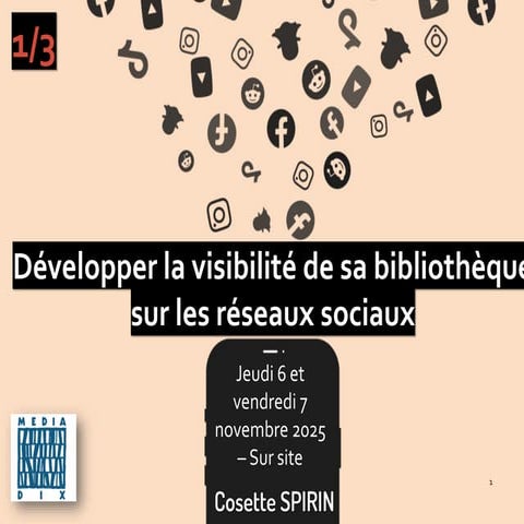 Développer la visibilité de sa bibliothèque sur les réseaux sociaux 1/3