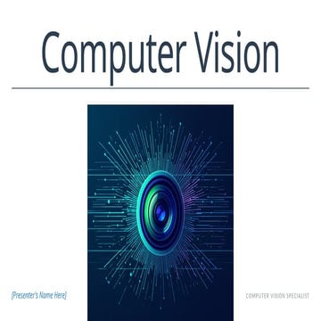 Computer vision its introduction and working procedures