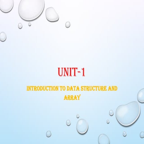 array ppt array bca 3rd sem yuvika college | PPTX