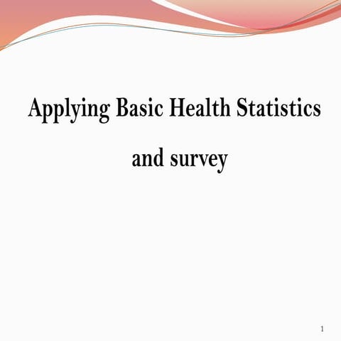 1. Prepare for the application of health survey.pptx
