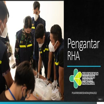 Rapid Health Assesmen (RHA) penangulanga | PPT