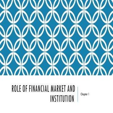 Management of financial institutions | RTF