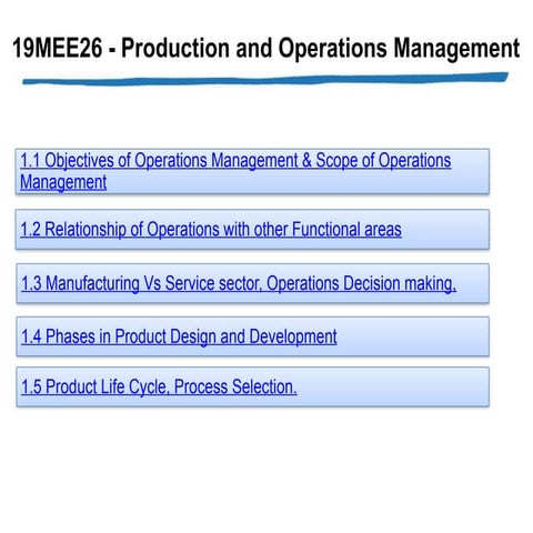 1.3 Manufacturing Vs Service sector, Operations Decision making.pptx