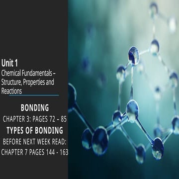 1. Bonding and Ionic Bonding powerpointt | PPTX