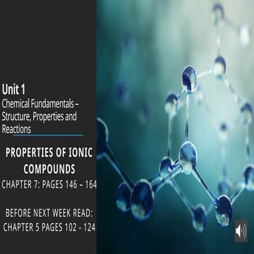 1. Properties of Ionic Compounds chemistry | PPTX