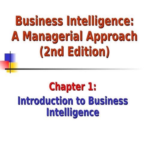UNIT I - INTRODUCTION TO BUSINESS INTELLIGENCE | PDF