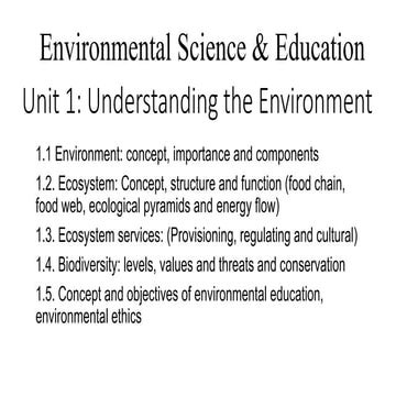 Environment and its segments | PPTX