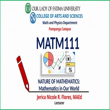 The Nature of Mathematics | PPTX