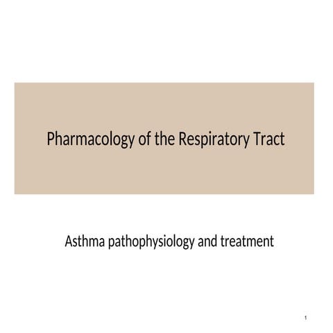 Anti Asthmatic.pptx classification of asthma | PPTX