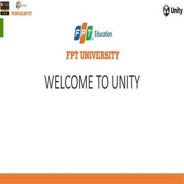 Unity 3d Basics | PPTX