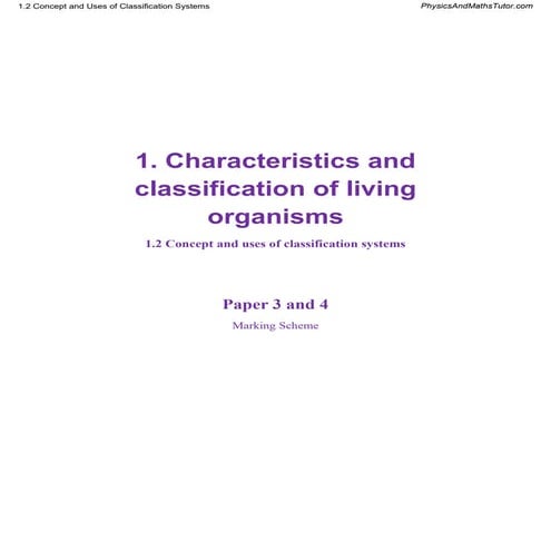 1.2 Concept and Uses of Classification Systems QP.pdf