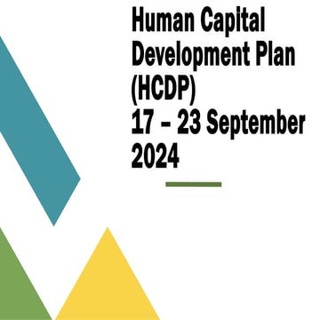 Comprehensive Human Capital Development Plan (HCDP) for ASN Competency ...