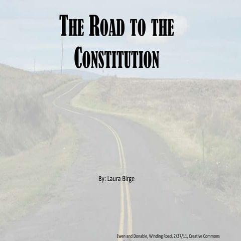 The Road to the Constitution