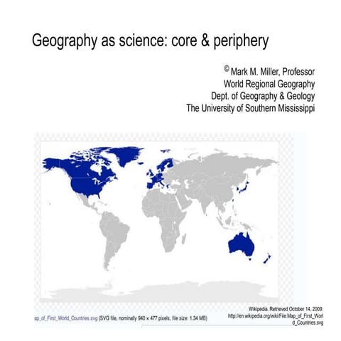 GHY101 Unit 1.2 Core & periphery