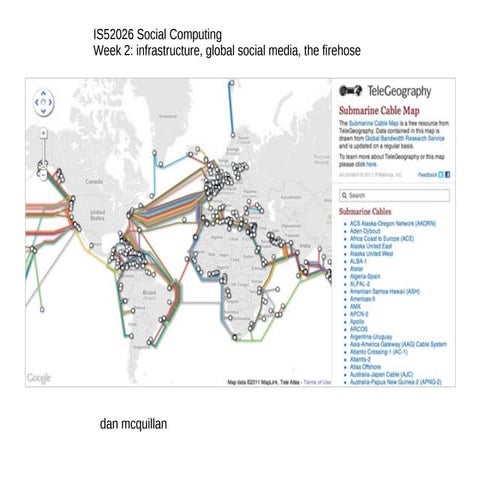 #y2soccomp week 2 - internet infrastructure & global social media